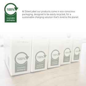 SilverLabel 1m USB-C to Lighting Cable White - 0