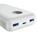 Canyon Power Bank Pb-2002 Led 20000 Mah Pd 20W Qc 3.0 White