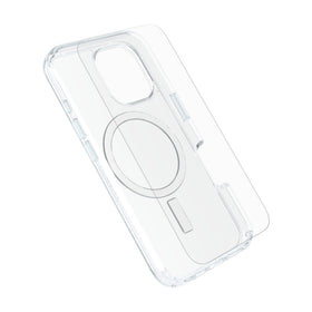 OtterBox Symmetry Clear MagSafe Cover + Premium Glass + Fast Charge Wall Charger 30W for iPhone 16 Pro - 0