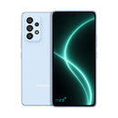 photo of Samsung Galaxy A53 5G blue with mint+ wallpaper