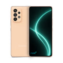 photo of Samsung Galaxy A53 5G orange with mint+ wallpaper
