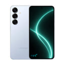 photo of Samsung Galaxy S25 plus blue with mint+ wallpaper
