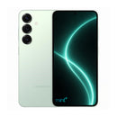 photo of Samsung Galaxy S25 plus green with mint+ wallpaper